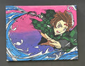 Demon Slayer Tanjiro Kamado Anime Painting on Canvas 11" x 14"