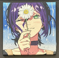 Chainsaw Man Anime Reze Flower Painting on Canvas 8" x 8"