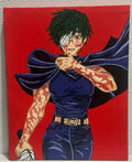 Jujutsu Kaisen Maki Zenin Painting on Canvas 8" x 10"